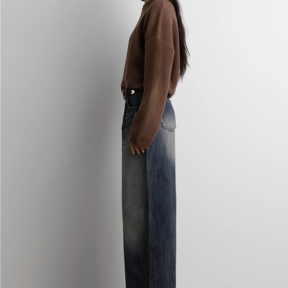OAK + FORT curve leg relaxed fit jeans - Picture 4 of 8